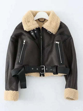 Chloe Aviator Bomber Jacket